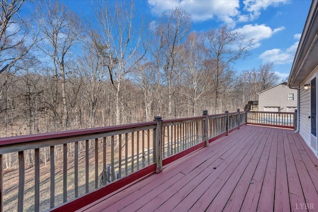 1309 Gate Ln, Moneta, VA 24121 - view of wooden deck