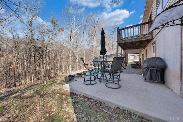 1309 Gate Ln, Moneta, VA 24121 - view of patio / terrace with a grill and outdoor dining area