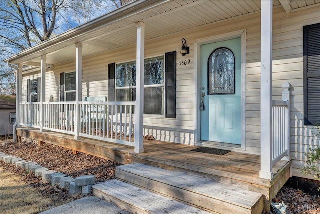 1309 Gate Ln, Moneta, VA 24121 - view of exterior entry featuring covered porch
