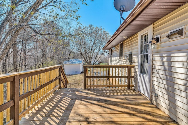 1330 Springfield Dr, Vinton, VA 24179 - wooden terrace with a storage unit and an outdoor structure