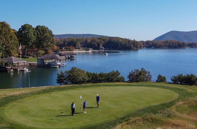 1245 Graves Harbor Dr Unit 2103, Huddleston, VA 24104 - surrounding community featuring view of golf course and a water and mountain view