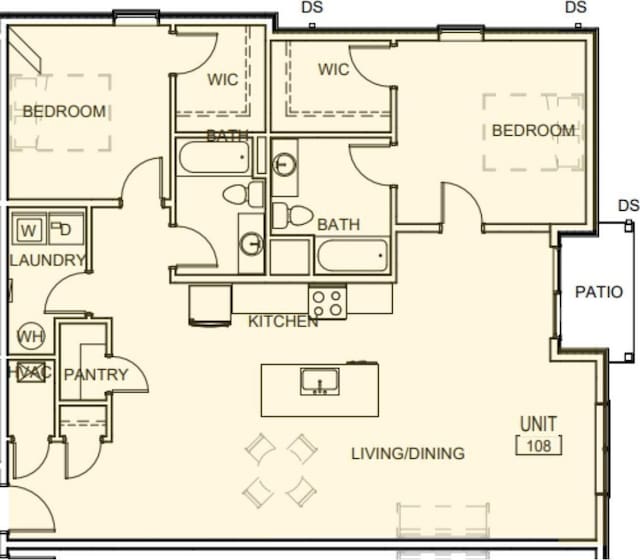 128 Brenleigh Ct Unit 102, Lynchburg, VA 24501 - home floor plan