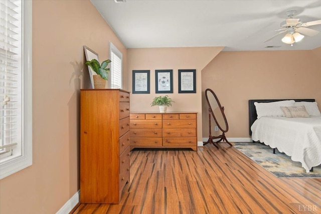352 Wild Turkey Rd, Lynchburg, VA 24502 - bedroom featuring wood finished floors and a ceiling fan