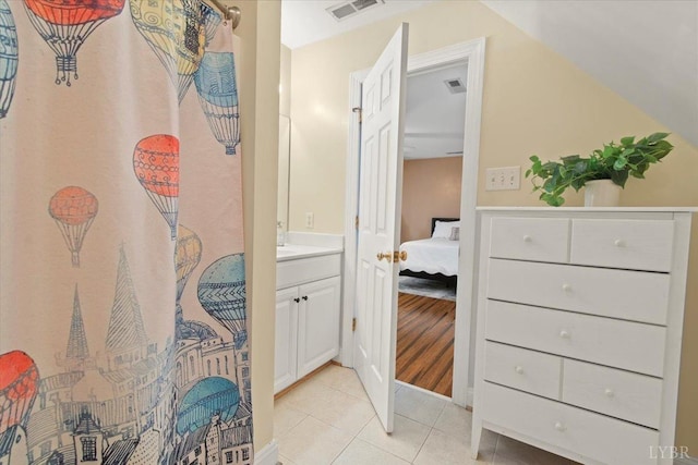 352 Wild Turkey Rd, Lynchburg, VA 24502 - ensuite bathroom with vanity and tile patterned floors