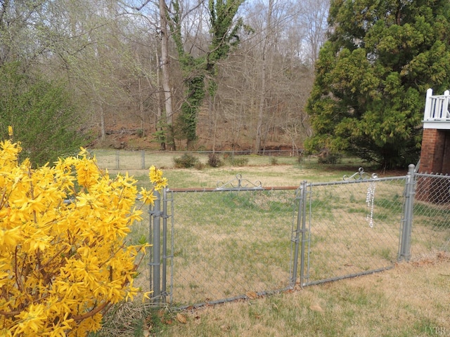 723 Custer Dr, Lynchburg, VA 24502 - view of yard featuring a gate and fence