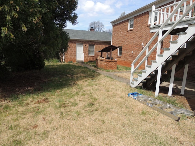 723 Custer Dr, Lynchburg, VA 24502 - view of yard featuring stairway