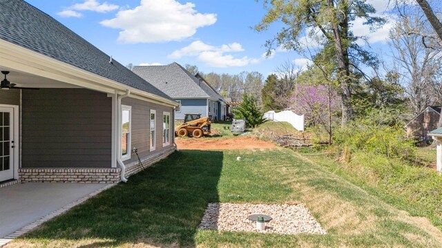 117 Craftsman Way, Lynchburg, VA 24503 - view of yard with a patio area and ceiling fan
