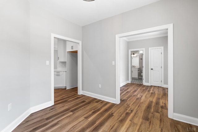 117 Craftsman Way, Lynchburg, VA 24503 - interior space featuring baseboards and dark wood-style floors
