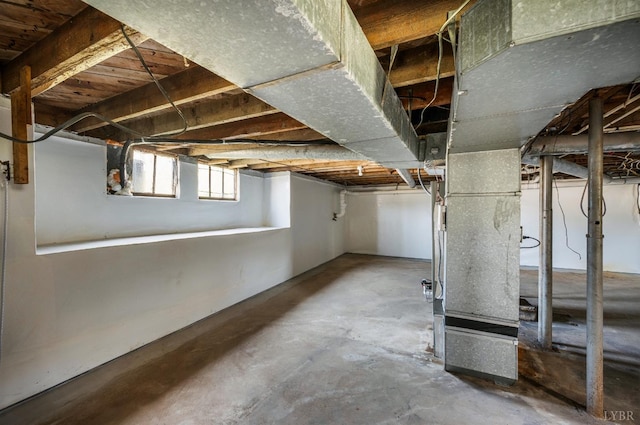 501 W Spencer Rd, Hurt, VA 24563 - basement with heating unit