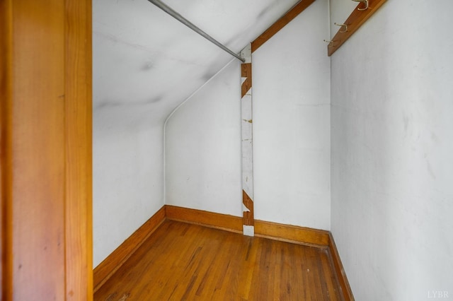 501 W Spencer Rd, Hurt, VA 24563 - bonus room with wood finished floors, baseboards, and lofted ceiling
