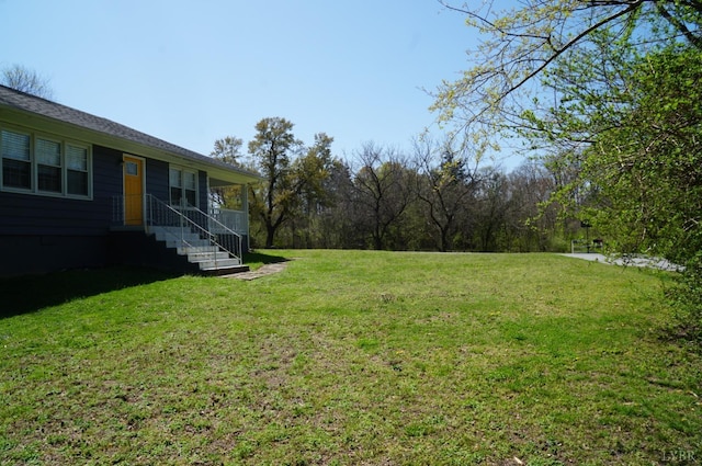 203 Marshall St, Brookneal, VA 24528 - view of green lawn