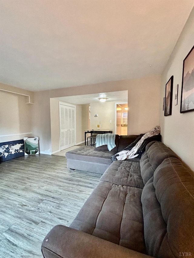 3101 Link Rd Unit 36, Lynchburg, VA 24503 - living area with wood finished floors and baseboards