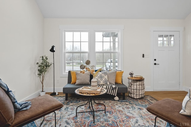 1032 Coronado Ln, Lynchburg, VA 24502 - living room featuring wood finished floors and baseboards