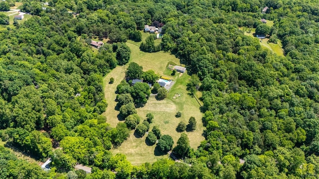 1381 Tamer Ln, Lynchburg, VA 24503 - drone / aerial view of a heavily wooded area