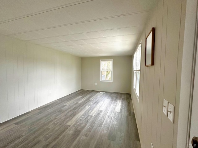 157 Phelps Rd, Madison Heights, VA 24572 - spare room featuring wood finished floors and wood walls