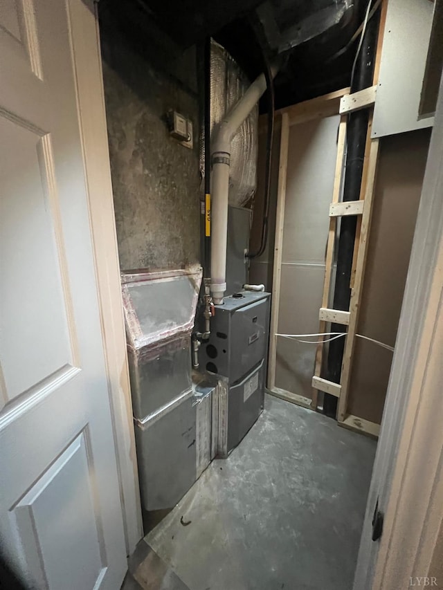 view of utility room