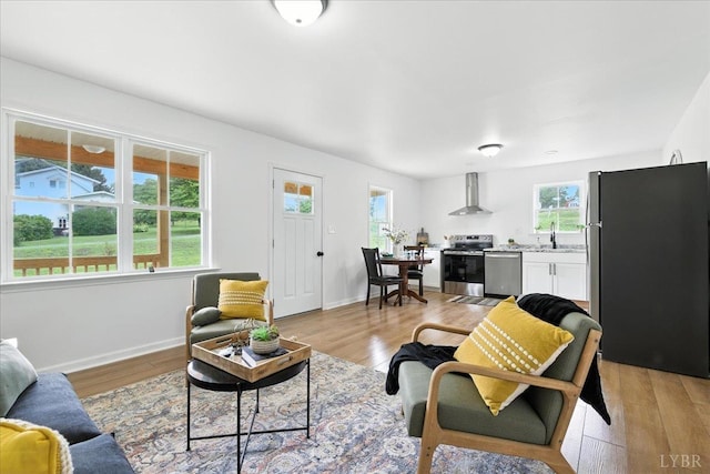 109 Ned Brown Rd, Amherst, VA 24521 - living area with light wood-type flooring
