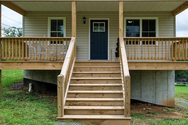 109 Ned Brown Rd, Amherst, VA 24521 - entrance to property with covered porch
