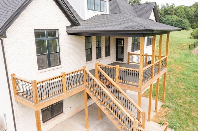 14 Deer Hollow Rd, Forest, VA 24551 - deck featuring a yard