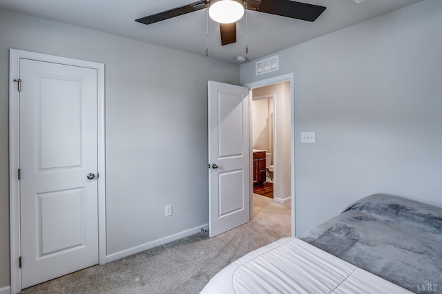 201 Thicket Dr, Lynchburg, VA 24501 - bedroom featuring carpet flooring, baseboards, and ceiling fan