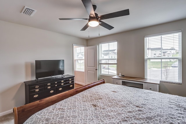 201 Thicket Dr, Lynchburg, VA 24501 - bedroom featuring baseboards and ceiling fan