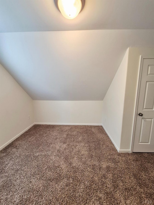 188 Oak Spring Ln, Madison Heights, VA 24572 - bonus room with carpet and vaulted ceiling