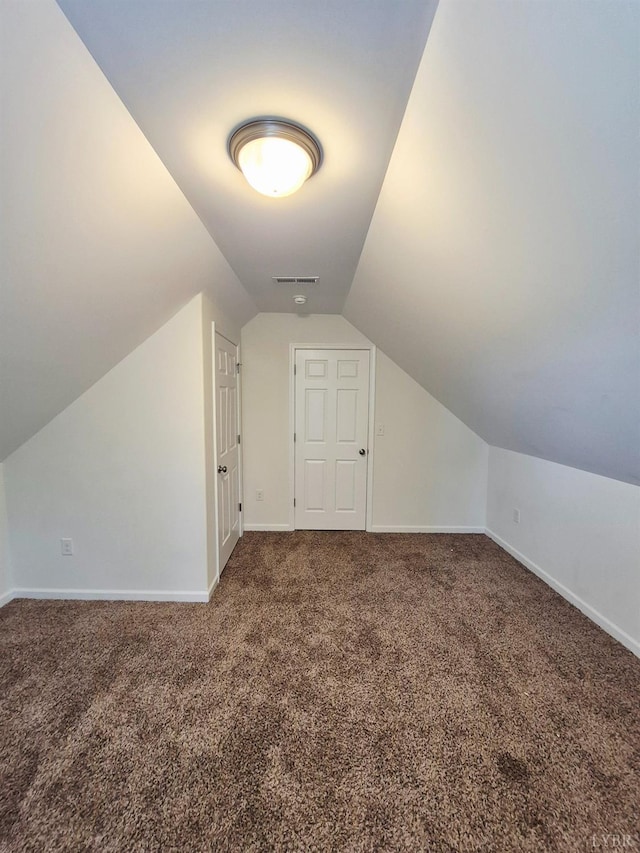 188 Oak Spring Ln, Madison Heights, VA 24572 - bonus room with carpet and lofted ceiling