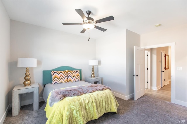 1300 Stoney Ridge Blvd Unit 206, Forest, VA 24551 - carpeted bedroom with baseboards and a ceiling fan