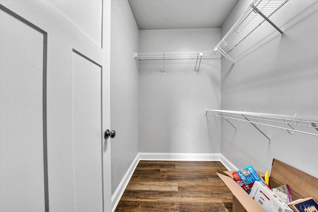 664 Collins Ferry Rd, Gladys, VA 24554 - walk in closet with wood finished floors