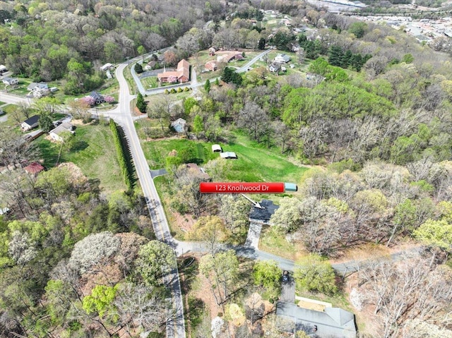 123 Knollwood Dr, Hurt, VA 24563 - view of property location with a heavily wooded area