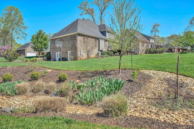 1062 Ivy Creek Dr, Forest, VA 24551 - view of side of home with a lawn and brick siding