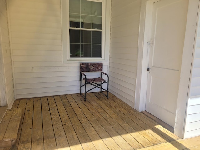 view of deck