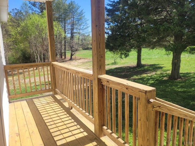 15939 Richmond Hwy, Pamplin, VA 23958 - deck featuring a lawn