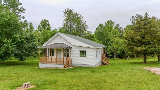 15939 Richmond Hwy, Pamplin, VA 23958 - view of outbuilding featuring a porch