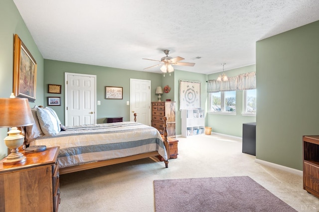 502 Fairwinds Ct, Forest, VA 24551 - bedroom featuring carpet, baseboards, and ceiling fan
