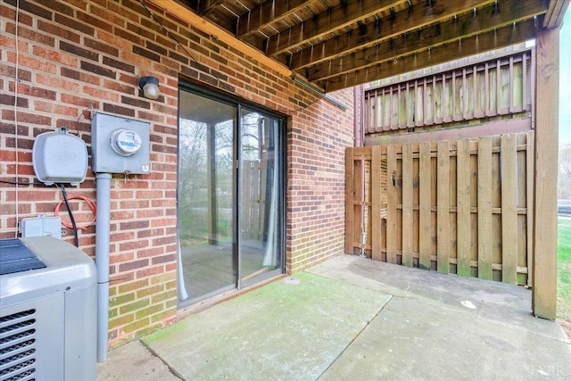 43 Nags Head Ct, Lynchburg, VA 24502 - view of patio with central AC unit