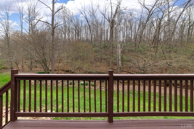 108 Trapper Ln, Vinton, VA 24179 - wooden terrace featuring a lawn