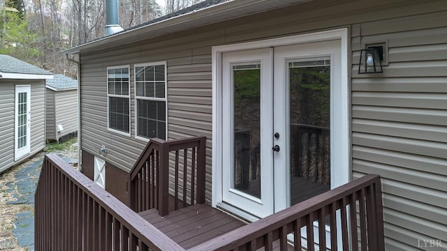 108 Trapper Ln, Vinton, VA 24179 - deck featuring french doors