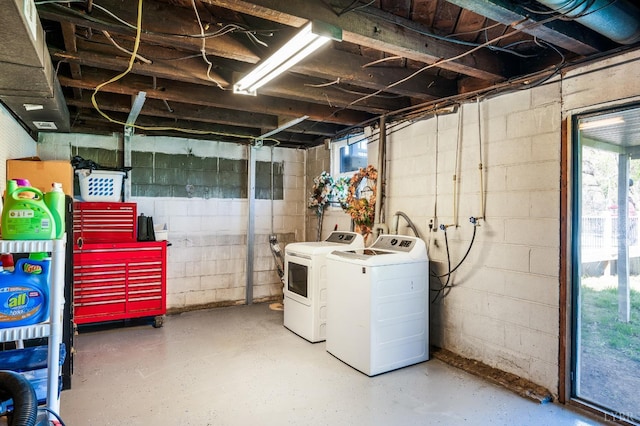 2477 Mountain Rd, Gretna, VA 24557 - below grade area featuring independent washer and dryer