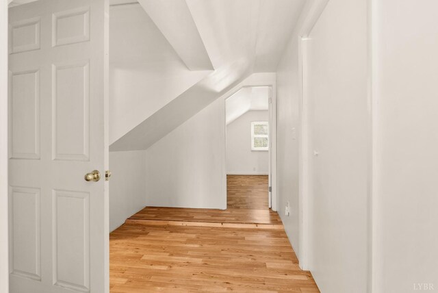 303 Somerset Pl, Rustburg, VA 24588 - bonus room with light wood-style flooring and vaulted ceiling