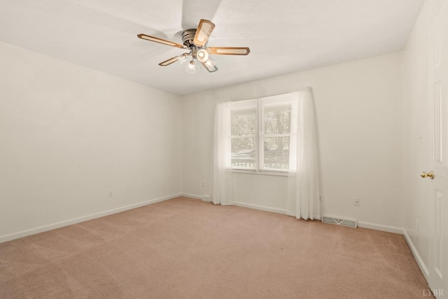 303 Somerset Pl, Rustburg, VA 24588 - unfurnished room featuring light colored carpet and a ceiling fan
