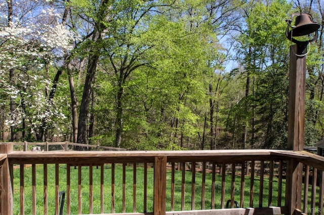 1428 Club Dr, Lynchburg, VA 24503 - view of wooden deck