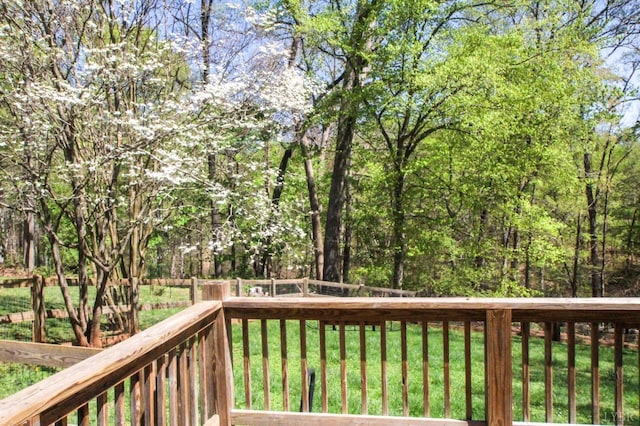 1428 Club Dr, Lynchburg, VA 24503 - view of wooden deck