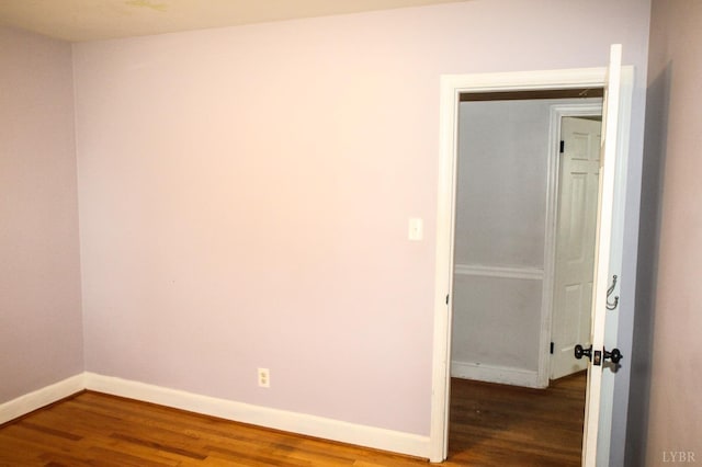 1428 Club Dr, Lynchburg, VA 24503 - empty room featuring wood finished floors and baseboards