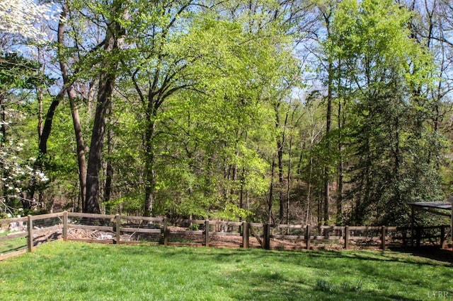 1428 Club Dr, Lynchburg, VA 24503 - view of yard with a wooded view