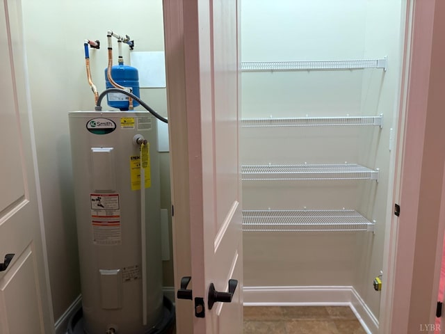 621 Capstone Dr, Lynchburg, VA 24502 - storage area with electric water heater