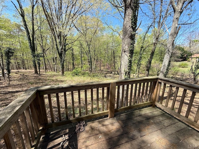 126 Berkley Pl, Madison Heights, VA 24572 - view of wooden deck