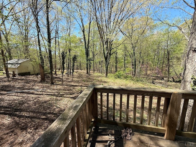 126 Berkley Pl, Madison Heights, VA 24572 - view of wooden deck