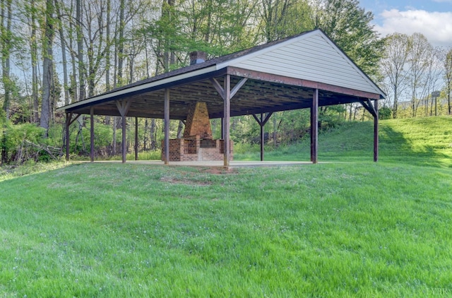 8108 Timberlake Rd Unit 135, Lynchburg, VA 24502 - view of community with a lawn, a carport, and a gazebo