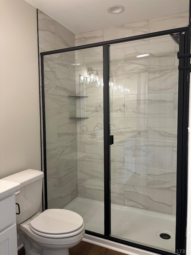 536 Leesville Rd Unit 301, Lynchburg, VA 24502 - bathroom with vanity and a shower stall